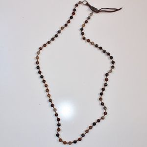 Brown Striped Jasper Wrap Bracelet \ Necklace